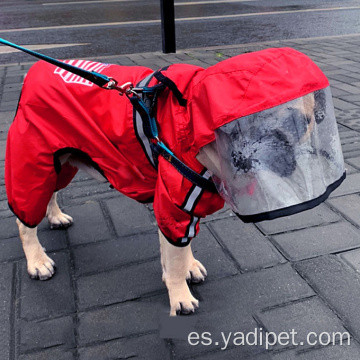 Mascotas perro ropa impermeable